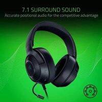 Razer Kraken X ไมโครโฟนหูฟังแบบมีสาย3.5Mm,Essential เซอร์ราวด์เสียงเซอร์ราวด์