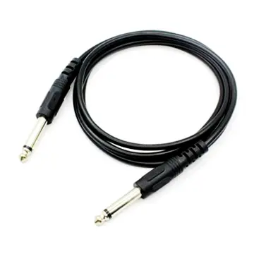 1.8m high fidelity 3.5mm mini jack to double 6.35mm audio cable computer  tuning 