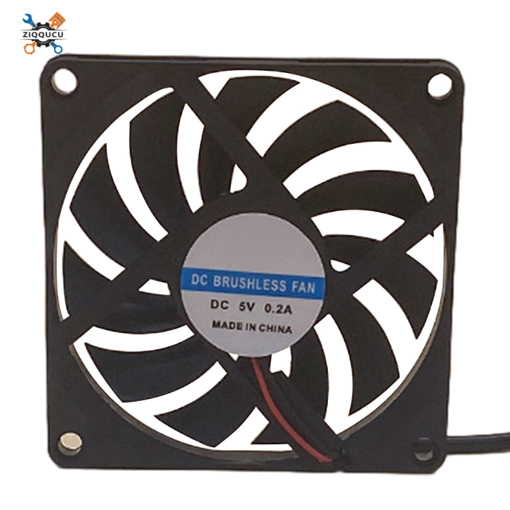 Shockley 80mm USB Speed Control Fan 5V Portable Cooling Fan for Flat
