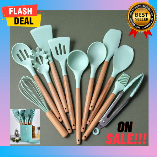 Silicone Baking Utensils Set, 5 Pcs Silicone Spatula Set, Non-stick Heat  Resistant Silicone Cookware - Durable Cooking Kitchen Tools Set,Kitchen  Utensil Gadgets Tools Set for Nonstick Cookware