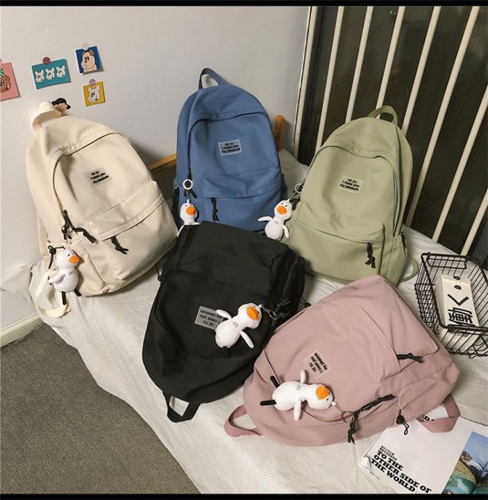 #L7088 New Korean Backpack School Bag Unisex Travel Bag | Lazada PH