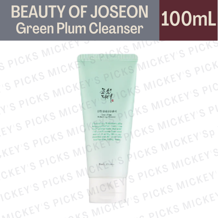 BEAUTY OF JOSEON Green Plum Refreshing Cleanser 100mL Lazada PH