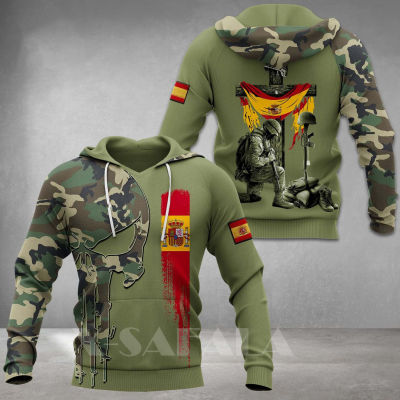 ARMY SPANISH SOLDIER - SPAIN VETERAN 3D Print Hoodie Spring Autumn Man Women Harajuku Outwear Hooded Pullover Tracksuits Casual5