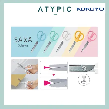 Kokuyo Saxa Scissors - Fluorine Coating - Pink