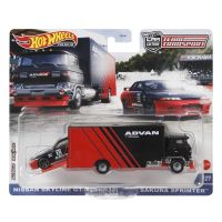 โมเดลรถเหล็ก Hotwheels Team Transport เบอร์27 Nissan Skyline gt-r (BNR32) , sakura sprinter ลิขสิทธิ์แท้100%