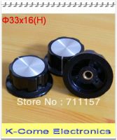 33X16mm A04 Knob Hole Diameter 6mm Boss Pedal Replacement Control Knobs Bakelite knob For Shaft Rotary Pots Switch