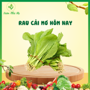 Rau cải mơ Vườn Nhà Mẹ - 1kg rau cải canh tươi xanh, giàu chất xơ