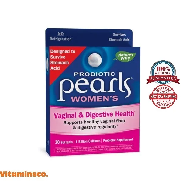 Natures Way Probiotic Pearls Womens Vaginal And Digestive Health 30 Softgels Lazada Ph 