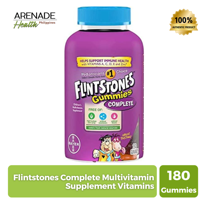 Flintstones Complete Multivitamin Supplement Vitamins A,C,D,E and Zinc