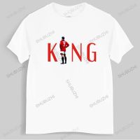 Men Tshirt Tshirt Black Men T Shirt Men Funny Tshirt Eric Cantona The King 100% cotton T-shirt