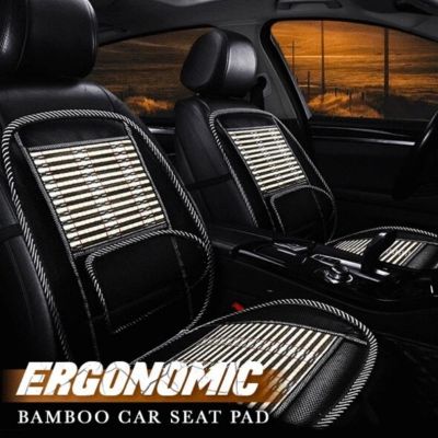 ❁♗ 1pcs Universal Summer Breathable Ventilation Waist Massage Pad Car Seat Cushion Cooling Mat Steel Bamboo Car Accessories