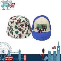 (พร้อมส่ง 6-12M) หมวกแก๊ปเด็ก+Bucket hat มาร์เวล Marvel (เซ็ท 2ใบ) ของแท้UK