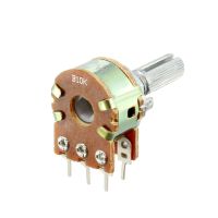 5PCS WH148 Potentiometer 20MM 6Pin 1K 2K 5K 10K 20K 50K 100K 250K 500K 1M Ohm Variable Dual Turn Rotary Carbon Film Resistors