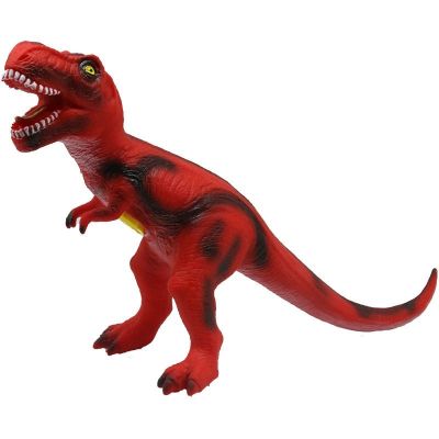Simulation dinosaur toys soft gum can voice tyrannosaurus rex velociraptor animal model boys street wholesale of children