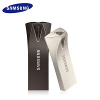 【Aishang electronic】SAMSUNG BAR Plus USB แฟลชไดรฟ์ไดร์ฟปากกา256GB 32GB,64G 128GB 16GB เพนไดรฟ์โลหะแบบเฉพาะบุคคลขนาดเล็ก USB 3.0แท่ง