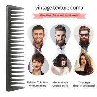 5 Colors Combs for Hair Men Dedicated Retro Oil Comb Fluffy Shape Texture Setting Styling Ribs Comb Hair Accessories For Hair