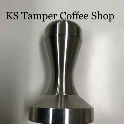 ด้ามกดกาแฟ tamper coffee by KS สแตนเลส ขนาดเส้นผ่านศูนย์51,53,54,57,57.9,58,58.5มม