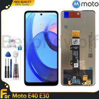 Beyondwolf ต้นฉบับสำหรับ Motorola Moto E40/Moto E30หน้าจอ LCD อะไหล่หน้าจอสัมผัสตัวประกอบดิจิตอลสำหรับ Motorola Moto E40 E30 XT2158-6