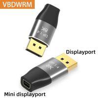 Mini Displayport ke DP adaptor DVI DP Mini ke HDMI HDTV Video Converter up 4K 144Hz 8K 1080P untuk Macbook Laptop