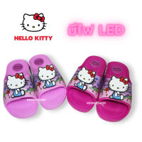 รองเท้าแตะเด็กผู้หญิง มีไฟ LED HELLO KITTY ลิขสิทธิ์แท้ ลาย เฮลโล คิตตี้ รุ่น KTL-463