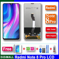 100% ทดสอบ6.53นิ้วสำหรับ Xiaomi Redmi หมายเหตุ8 Pro จอแสดงผล Lcd Touch Screen Digitizer Assembly พร้อมกรอบสำหรับ Redmi Note8 Pro อะไหล่ + เครื่องมือฟรี