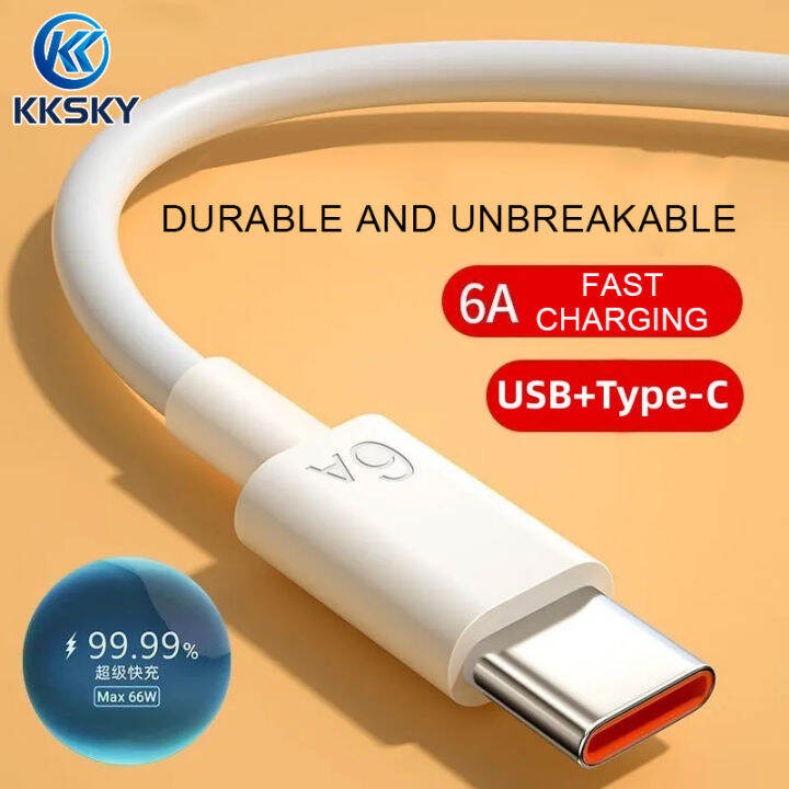 KKSKY 5A 6A Type C Fast Charging 66W Usb C Cable For Samsung Xiaomi ...