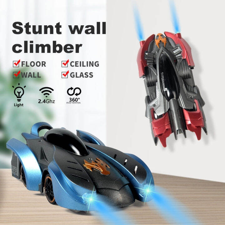 remote control car on wall