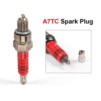 5 Pcs Motorcycle Spark Plug A7TC Racing Spark Plugs Replacement for GY6 50cc-150cc Four Stroke Scooter