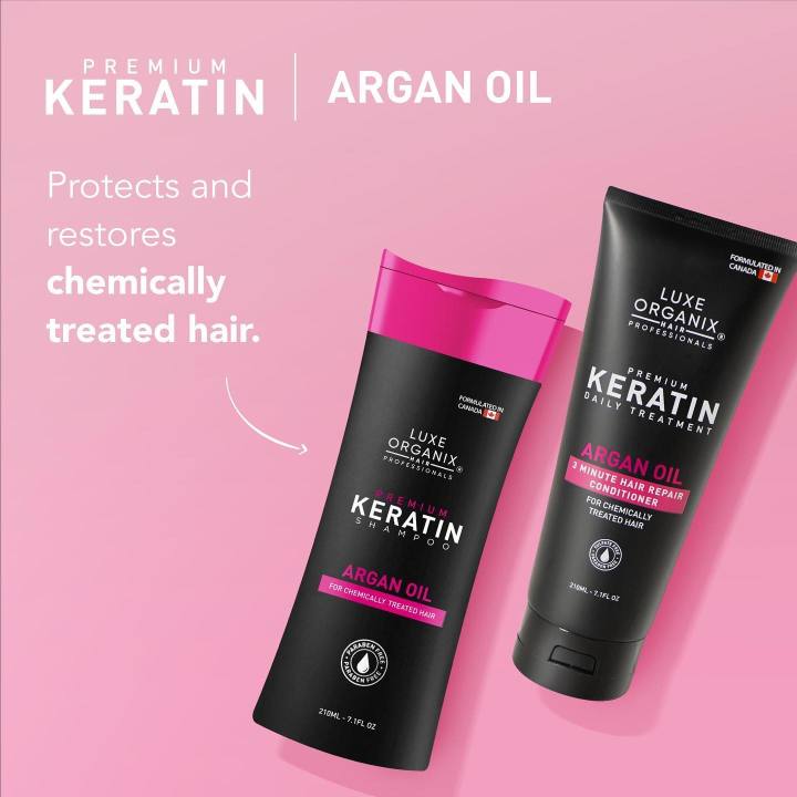 Argan Shampoo Treatment Luxe Organix Keratin Lazada Ph 