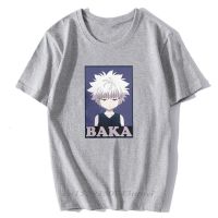 Hunter X Hunter T-shirts Killia Zoldyck Baka classic comic O-Neck short sleeves classic Anime Japanese cotton T-shirts