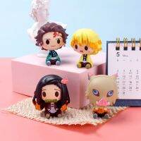 【cw】 Kimetsu No Yaiba Hand-Made Stove Door Tanjirou Nezuko Shan Yi Mi Glass Small Barneen Blind Figurine Garage Kits Ornaments