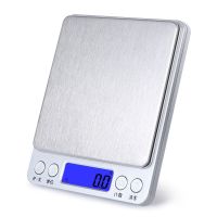 Portable Digital Scale 5kg/1g 2kg/0.1g LED Electronic Scales Postal Food Balance Measuring Weight Kitchen LED Electronic Scales Luggage Scales