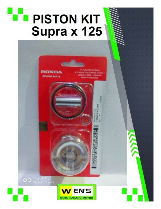 PISTON KIT SUPRA X 125 KIRANA KARISMA PISTON SUPRA X 125 KOMPLIT OS STD