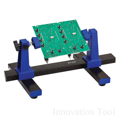 SN-390 Adjustable Printed Circuit Board Holder Frame PCB Soldering and Assembly Stand Clamp Fixture Jig Tool 360 Degree Rotation