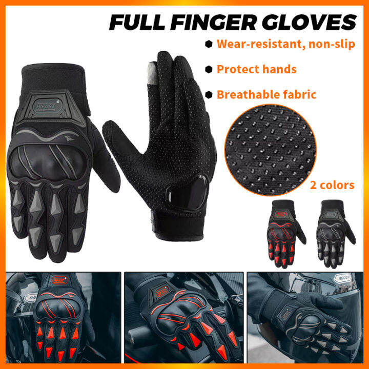 E&M Original HIFAST Motorcycle Riding Gloves Antislip Antifall Racing