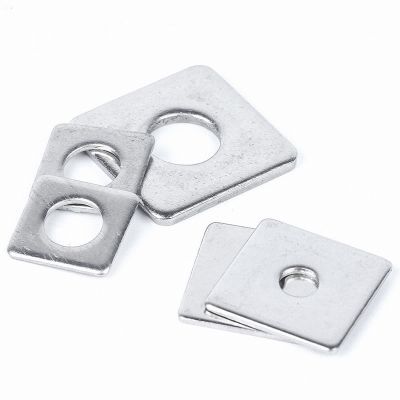 1-20pcs A2 304 Stainless Steel Square Flat Washers M3 M4 M5 M6 M8 M10 M12 M14 M16 Flat Pad Spacer Gasket