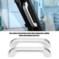 [COD] 2Pc Car Interior Aluminum Alloy Grab Door Handle Cover Trim for Rover 110 2007 2016 Accessories