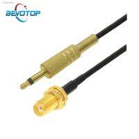 ✷ SMA Female Jack to 3.5mm Mono 1/8 Male Plug for CCTV Camera Monitor Antenna Cord 50 Ohm RG174 Pigtail RF Coaxial Cable Jumper