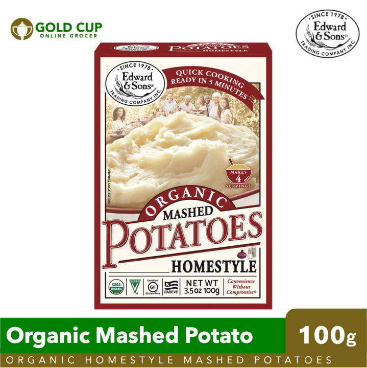 Edward & Sons Organic Home Style Mashed Potatoes 100g Lazada PH