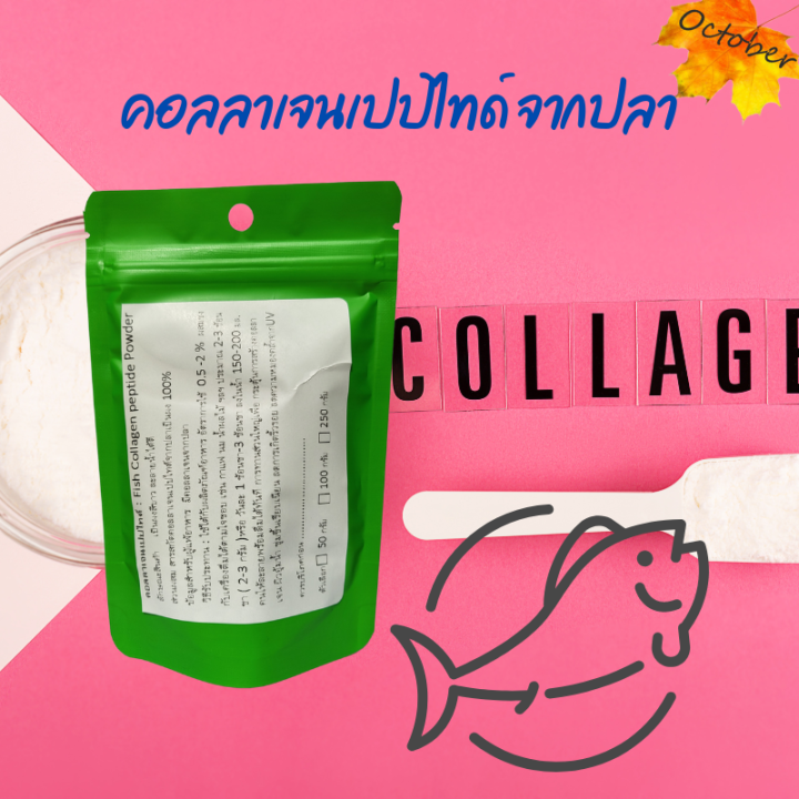 A14 คอลลาเจนเปปไทด์จากปลา Fish Collagen peptide Powder