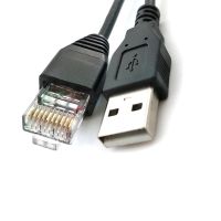 USB To RJ50 Console Cable AP9827 for Smart UPS 940-0127B 940-127C 940-0127E with Molded Strain Relief Boot