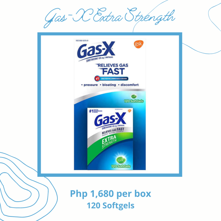 GasX Extra Strength, 120 Softgels (Exp Date. FEB. 2025) Lazada PH