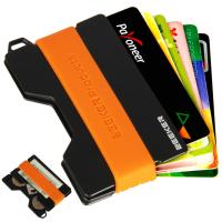 hot！【DT】ஐ▩✒  New Metal Wallet with Key/coin Storage Rfid Blocking card for men women