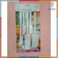 ไม้พายพลาสติก ที่ปาดหน้าเค้ก ปาดส่วนผสม SET 5ชิ้น SPATULES JUMBO NO.2247mkk สินค้ามีจำนวนจำกัด