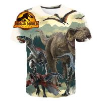 Dinosaur T-shirts Cartoon Boys Girls Kids Print 3D T Shirt For 1-14 Years Children Summer Short Sleeve T-shirt Tops Clothing