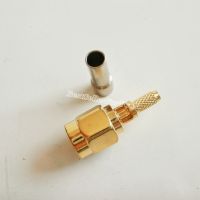 【YF】 5Pcs SMA Connector Male Plug Window Crimp RG174 RG316 LMR100 Cable Straight