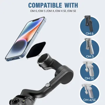 Magnetic Mobile Phone Clip Clamp Holder Mount For DJI Osmo Mobile 6/5/4/SE