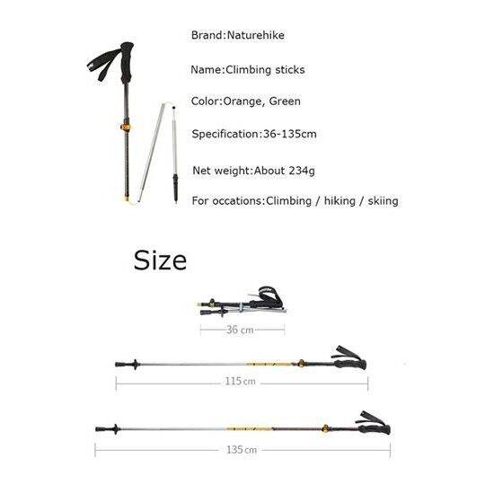 ไม้เท้าเดินป่า-naturehike-st05-5-nodes-carbon-and-aluminium-z-shape-folding-poles-รับประกันของแท้ศูนย์ไทย