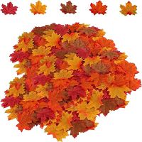 【CC】 Fake Leaves Pcs Faux Decoration Artificial for Wedding and Thanksgiving