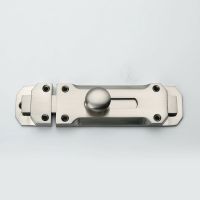 3/4/5inch Brushed Nickel Door Lock Slide Bolt Latch For Bathrooms Toilets More Zinc Alloy Door Hardware